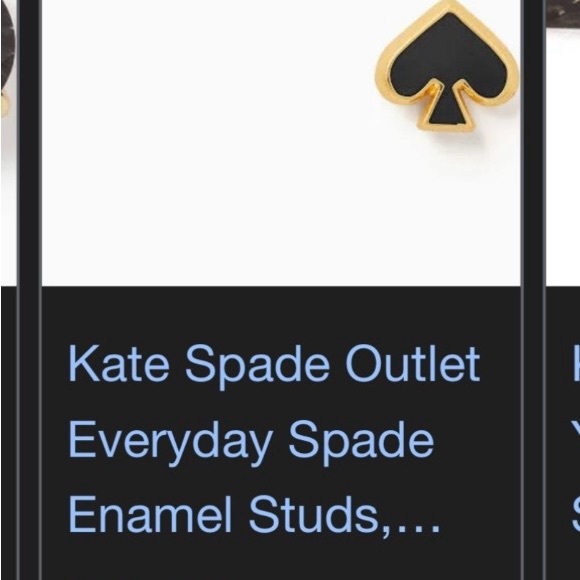 Kate Spade Gold and Black Bangle - Picture 3 of 5